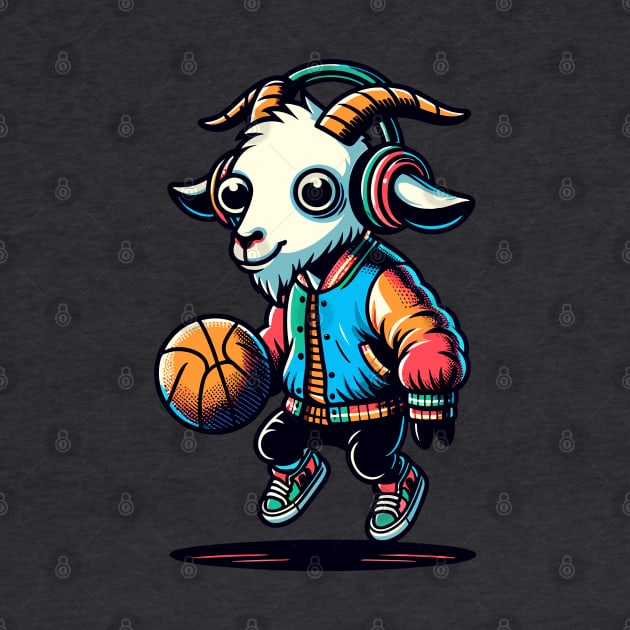 fun goat basketball by TimeWarpWildlife